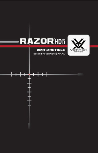 VORTEX RAZOR HD gen II 1-6x24 VMR-2 MRAD Reticle Subtensions | Optics ...