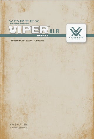 VORTEX VIPER XLR MOA Reticle | Optics Trade