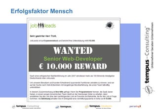 Erfolgsfaktor Mensch
 