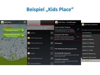 Beispiel „Kids Place“
 