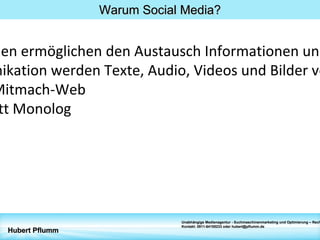 Warum sollte man soziale Medien nutzen? 