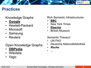 Semantic Web Technologies: Principles and Practices | PPTX