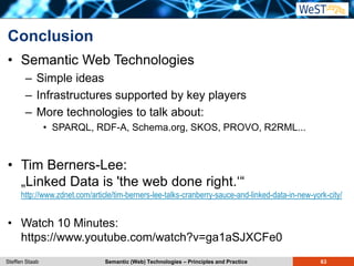 Semantic Web Technologies: Principles and Practices | PPTX