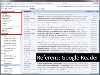 Referenz: Google Reader