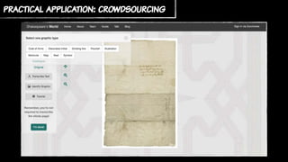practical application: crowdsourcing
 