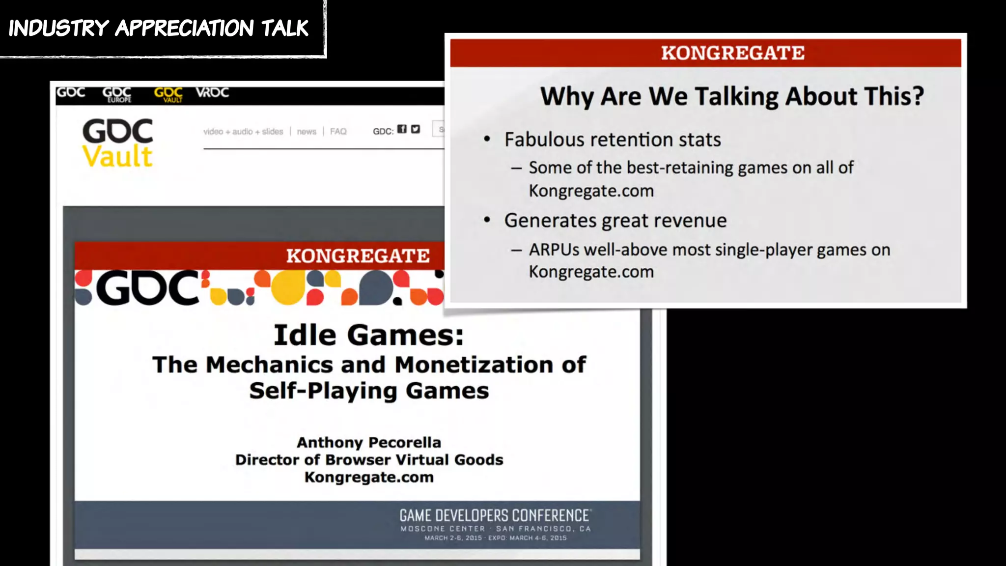 industry appreciation talk
 