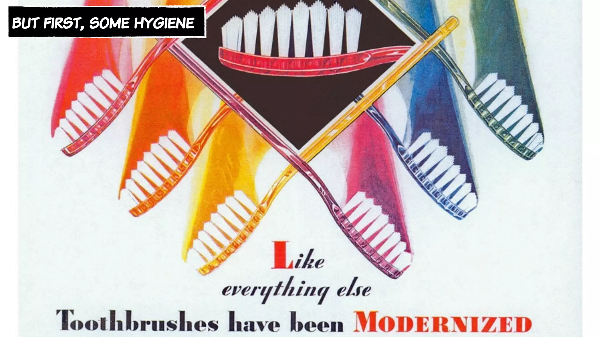 but first, some hygiene
 