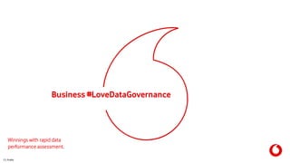 C1 Public
Business #LoveDataGovernance
Winnings with rapid data
performance assessment.
 