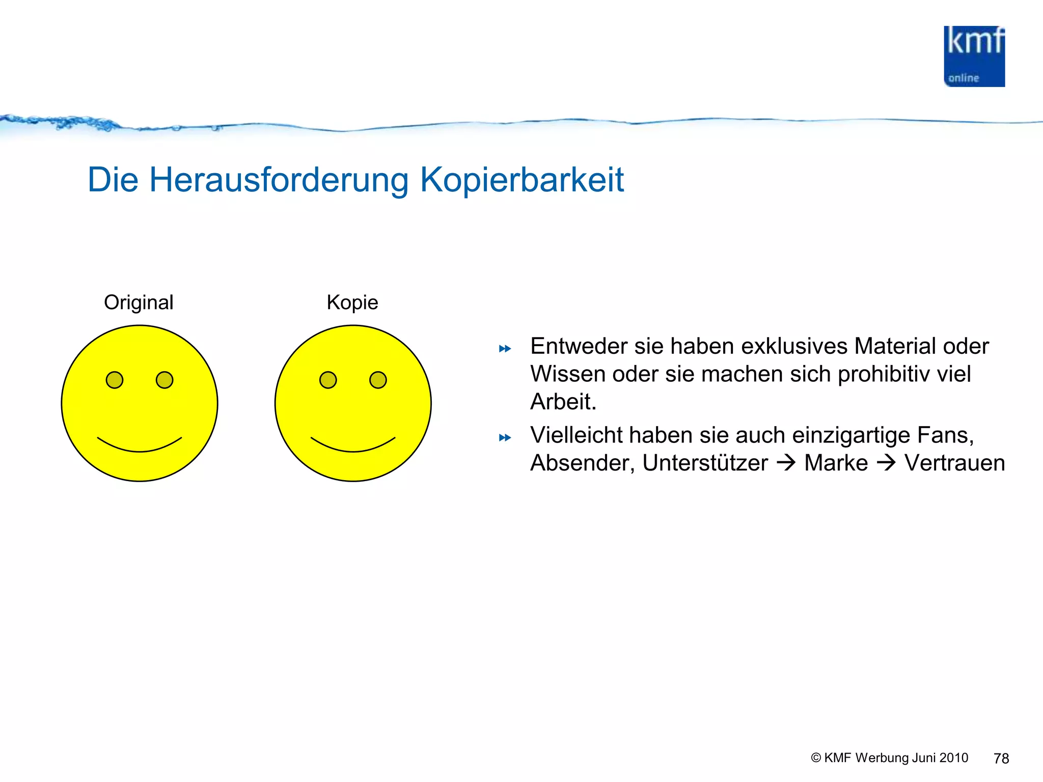 Die Herausforderung WettbewerbKeine Markt-Zugangsbeschränkungen: Jeder kann mitmachen. Und es reicht, wenn nur 0,2% erfolgreich sind, um weitere Massen zu mobilisieren.76