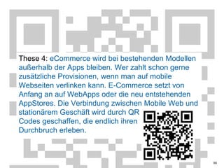 These 2: Apple wird zwar massiv an Marktanteil verlieren aber auf hohem Niveau ein beidseitig profitables Business-Modell bereit stellen. Viele neue App-Plattformen für TV, PC, Mobile werden kommen. Die Wettbewerber werden sich eher günstig aufstellen was zu Lasten profitabler Modelle auch für die Anbieter führt.88