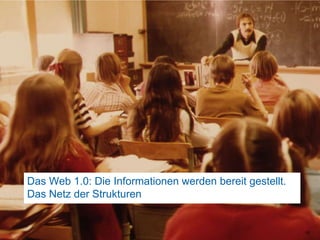 10Das Web 1.0: Die Informationen werden bereit gestellt. Das Netz der Strukturen