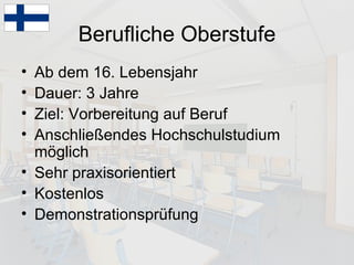 Berufliche Oberstufe Ab dem 16. Lebensjahr Dauer: 3 Jahre Ziel: Vorbereitung auf Beruf Anschließendes Hochschulstudium möglich Sehr praxisorientiert Kostenlos Demonstrationsprüfung 