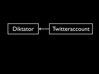 Diktator   Twitteraccount
 
