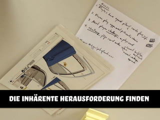 die inhärente herausforderung finden
 