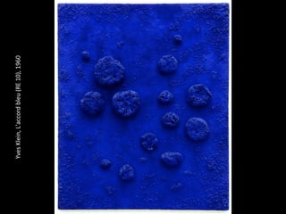 Yves	Klein,	L'accord	bleu	(RE	10),	1960
 