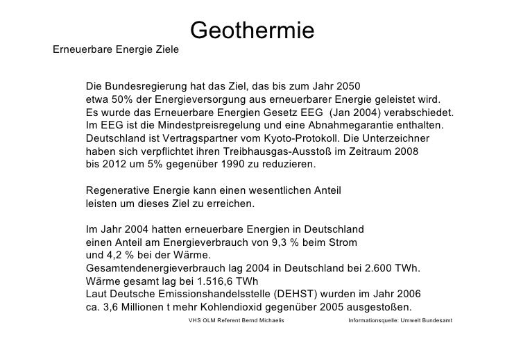 Vortrag Geothermie Vhs Bm