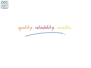 quality. reliability. results.
                         .
 