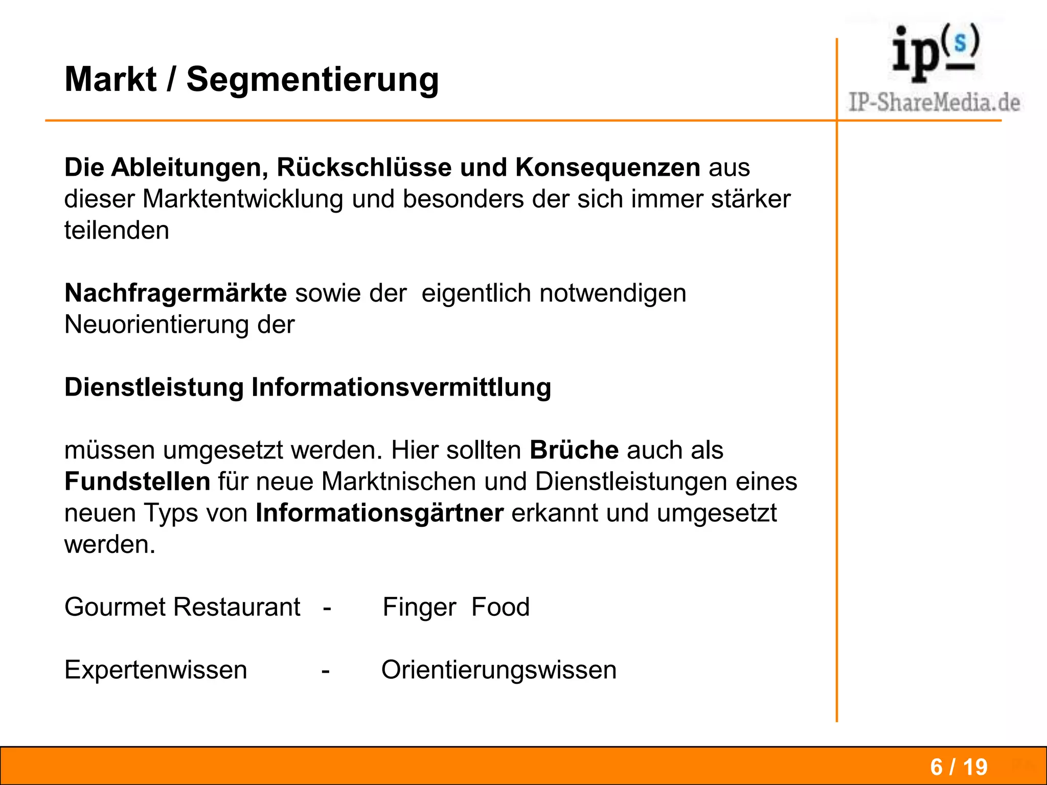 Team- Wissensarbeit  - Module  Praxisbericht : Erfolgreiche Umsetzung- Neue Märkte – Neue Rollen für Informationsmittler- Methoden und WerkzeugeDGI Praxistage Karlsruhe 08.04.2011  - Georg von Nessler   IP-ShareMedia.de  3 / 25