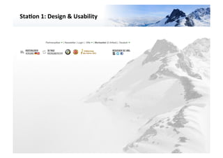 Sta3on	
  1:	
  Design	
  &	
  Usability	
  	
  




                                                   VARIANTE	
  	
  4	
  
 