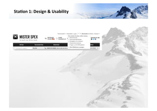 Sta3on	
  1:	
  Design	
  &	
  Usability	
  	
  




                                                   VARIANTE	
  	
  4	
  
 