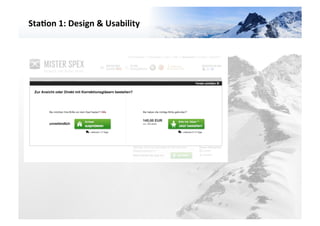 Sta3on	
  1:	
  Design	
  &	
  Usability	
  	
  




                                                   VARIANTE	
  	
  4	
  
 