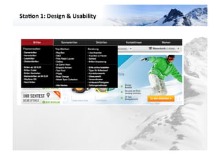 Sta3on	
  1:	
  Design	
  &	
  Usability	
  	
  




                                                   VARIANTE	
  	
  4	
  
 