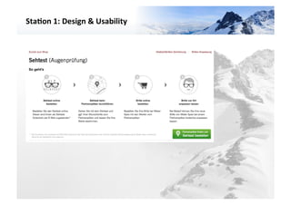 Sta3on	
  1:	
  Design	
  &	
  Usability	
  	
  




                                                   VARIANTE	
  	
  4	
  
 