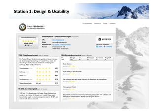 Sta3on	
  1:	
  Design	
  &	
  Usability	
  	
  




                                                   VARIANTE	
  	
  4	
  
 