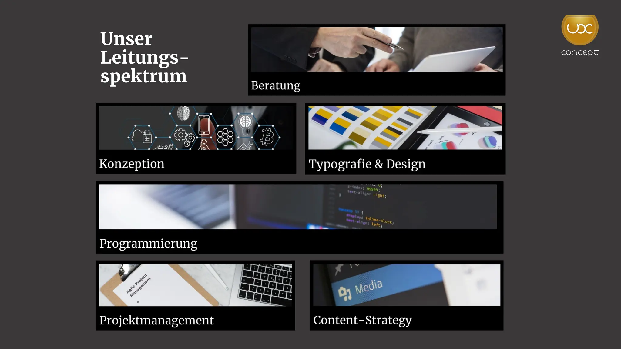 Unser
Leitungs-
spektrum
 