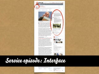 Service episode: Interface
 
