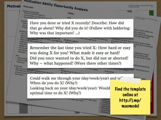 Find the template
     online at
   http://j.mp/
    maomodel
 