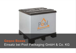 Einfacher Zugang für DritteAuswahl der Erfassungstechnik (Bsp. Behältermanagement)Intelligentes Behältermanagement aus der Cloud13WertGPSknappe Behälter