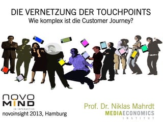DIE VERNETZUNG DER TOUCHPOINTS
Wie komplex ist die Customer Journey?

Prof. Dr. Niklas Mahrdt
novoinsight 2013, Hamburg

I

N

S

T

I

T

U

T

 