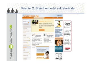 Beispiel 2: Branchenportal sekretaria.de
15
 