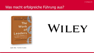 © YouMagnus AG
© YouMagnus AG
Was macht erfolgreiche Führung aus?
Quelle: Wiley – The Work of Leaders
 