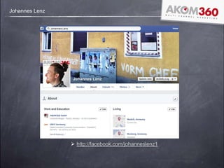 5
 http://facebook.com/johanneslenz1
Johannes Lenz
 