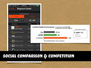 social comparison & competition
 