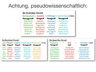 Achtung, pseudowissenschaftlich:
 