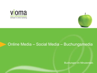 Online Media – Social Media – Buchungsmedia Buchungen im Minutentakt. 