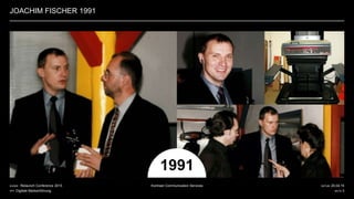 DATUM 20.04.15
SEITE 3
Kontrast Communication ServicesKUNDE Relaunch Conference 2015
PPT Digitale Markenführung
JOACHIM FISCHER 1991
1991
 