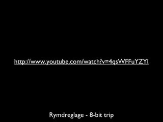 Rymdreglage - 8-bit trip
http://www.youtube.com/watch?v=4qsWFFuYZYI
 