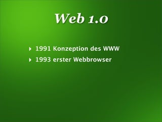 Web 2.0 Basics