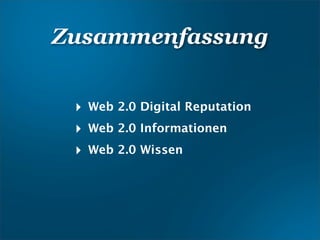 Web 2.0 Basics