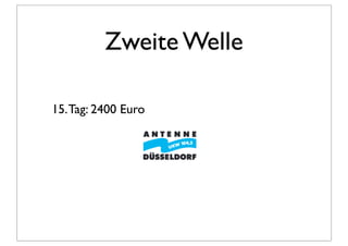 Zweite Welle

15. Tag: 2400 Euro
 