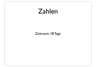Zahlen


Zeitraum: 18 Tage
 