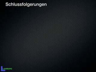 Schlussfolgerungen
 