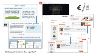 Was	
  bedeutet	
  Geschenkt	
  denn	
  eigentlich?
 