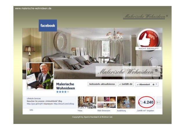 Malerische Wohnideen - Online-Marketing bei einem kleinen Handwerksbe…