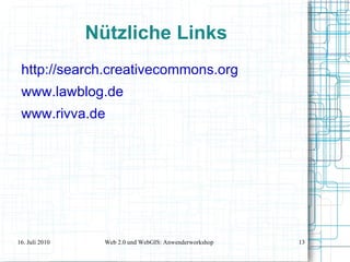 Unterstützung durch interaktive Anwendungen 