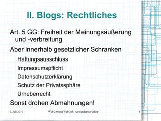 I. Was ist Web 2.0? Neue Generation des Internets 